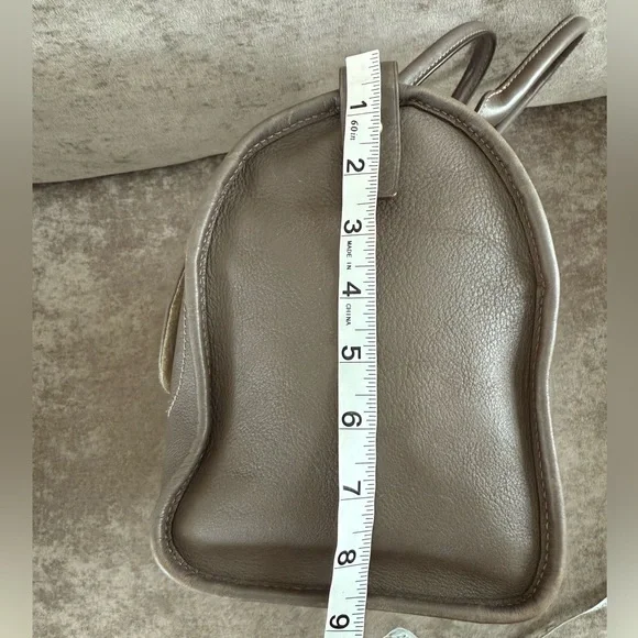 Longchamp Balzane Taupe Leather Tote Bag